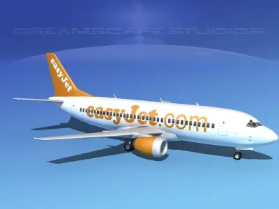 Boeing 737-300 Easy Jet 3D model