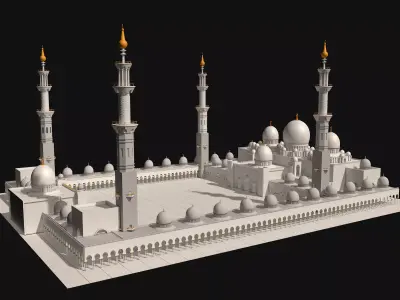 Sheikh Zayed Mosque 3D model