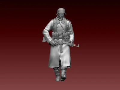 German soldier 3D print model