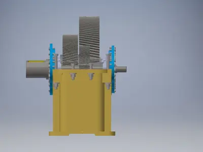 Reduction Gearbox 3D model 3D model