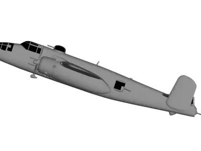 North American B-25 Mitchell 3D model