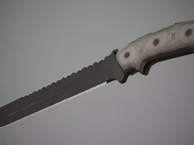 Knife Steel Eagle 111AHP Low-poly 3D model