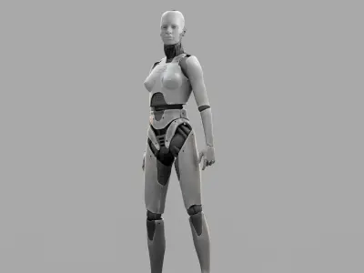 HUMANOID M2000  rigged character  3D model