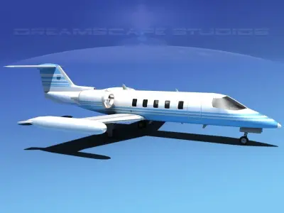 Gates Bombardier Learjet 35 V06 3D model