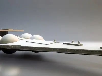 STAR WARS - ALL STARSHIPS PACK Low-poly 3D model