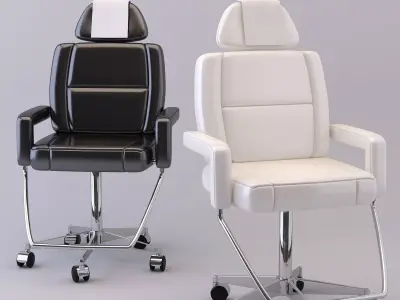 Care barber chair Free 3D model