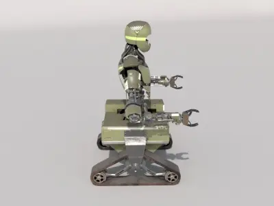 army robot 3D model