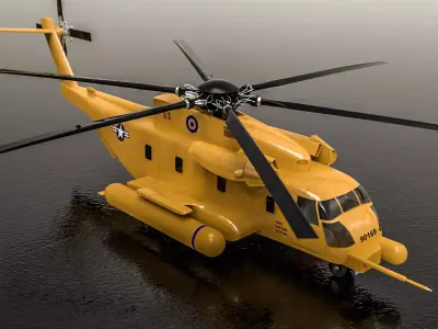 Sikorsky MH-53 Pavelow 3D model