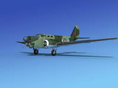 Douglas B-18A Bolo V14 3D model