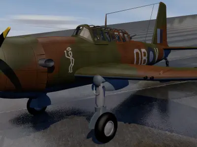 Vultee Vengeance Mk-1 - RAAF 3D model