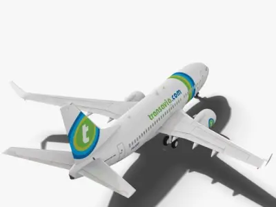 Transavia Boeing 737-700w 3D model