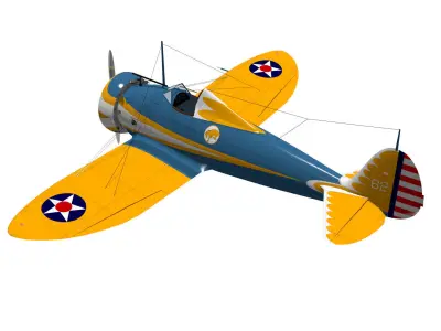 Boeing P-26 Peashooter 3D model