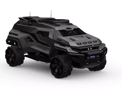 Rezvani Vengeance Armortruck Concept 3D model