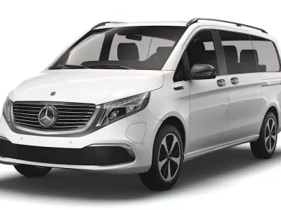 Mercedes Benz Tourer EQV 2021 3D model