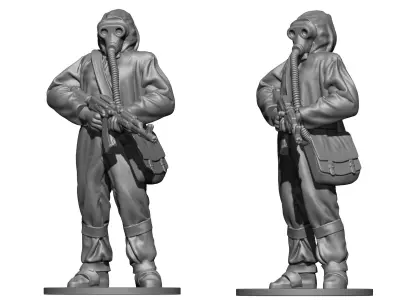 Hazmat suit 3D print model