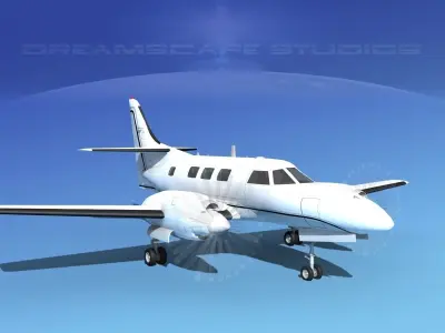 Swearingen SA226-T Merlin III V13 3D model