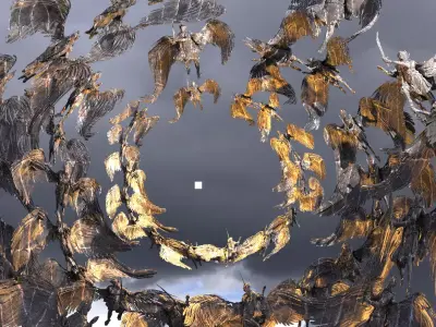 Dantes Inferno Ghost Angel Portal Collection 3D model