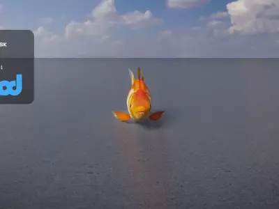Gold Fish 3D model