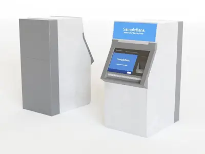ATM - automated teller machine 3D model