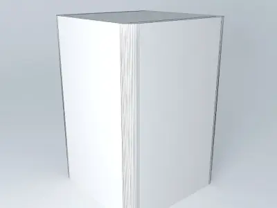 Corner table 3D model
