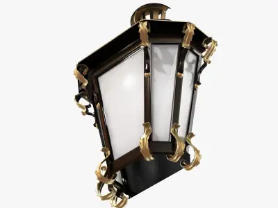 Classic Facade lantern 2 3D model