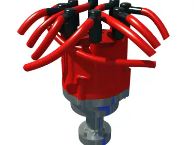 Engine Distributor 3D model