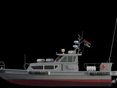 Stan Patrol Boat 1605 Low-poly 3D model
