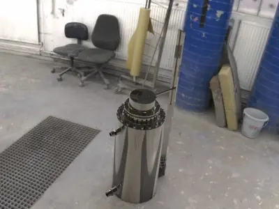 Efficient Press Cylinder Assembly for Hydraulic Precision 3D model