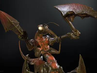 Bogomol Low-poly 3D model