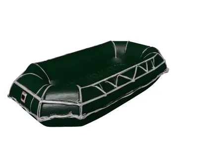 Military Grade Inflatable Raft 3D model