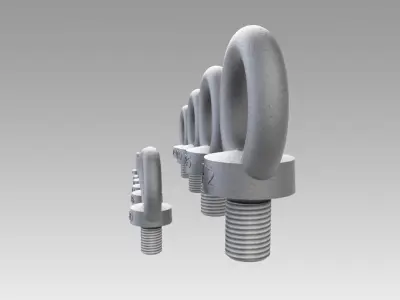eyebolt set 3D model