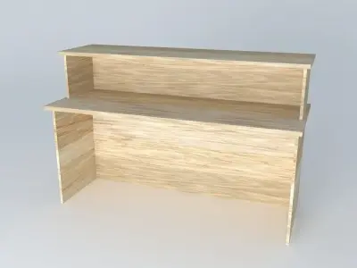 Reception Desk Free 3D model