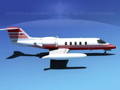 Gates Bombardier Learjet 35 V03 3D model