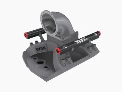 Wilson ProFiler intake manifold Low-poly 3D model