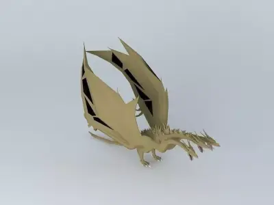 three dragon head Free 3D model