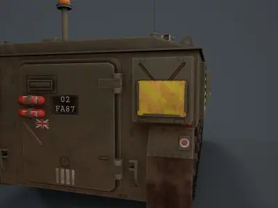 FV432 APC Low-poly 3D model