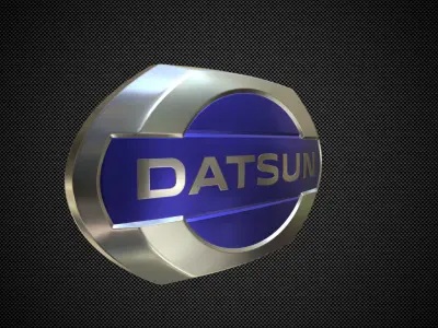 datsun logo 3D model