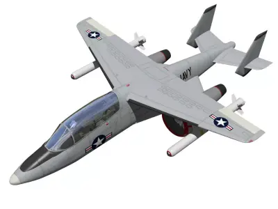 Grumman Nutcracker 3D model
