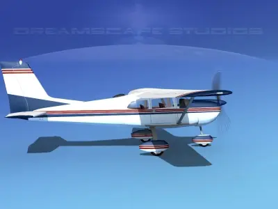 Cessna 175 Skylark V10 3D model