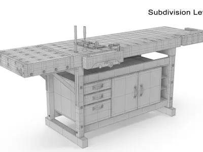 Workbench Large 3D model