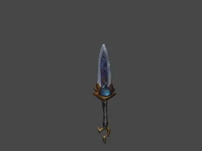 Zeloeman Sword A 61 Low-poly 3D model