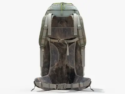 Backpack 2 Dirt 8K PBR Textures 3D model