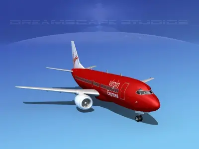 Boeing 737-300 Virgin Express 3D model