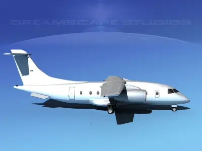 Dornier 328Jet Unmarked 2 3D model