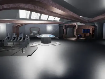 Waverider Bridge From DCs Legends of Tommorow 3D model