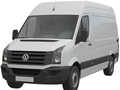 VW CrafterVan 2011 L2H2 3D model