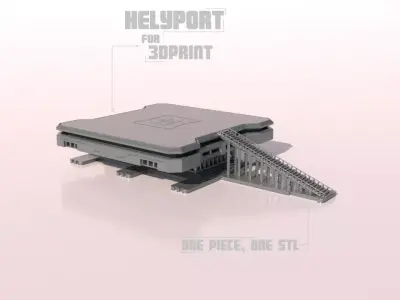 HelyPort for 3Dprint 3D print model
