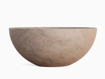 Medieval Bowl 04 Low-poly 3D model