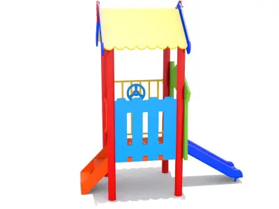 Mini Playground Free low-poly 3D model