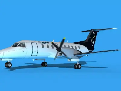 Embraer EMB120 Airnorth Australia 3D model